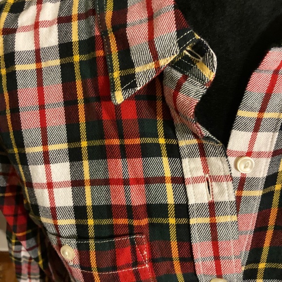 Ralph Lauren Petite Plaided Button-Up - Picture 10 of 11